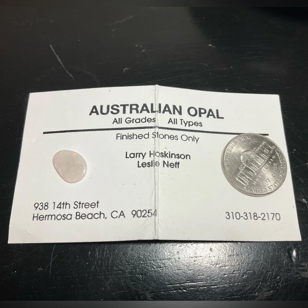 Genuine Australian White Opal